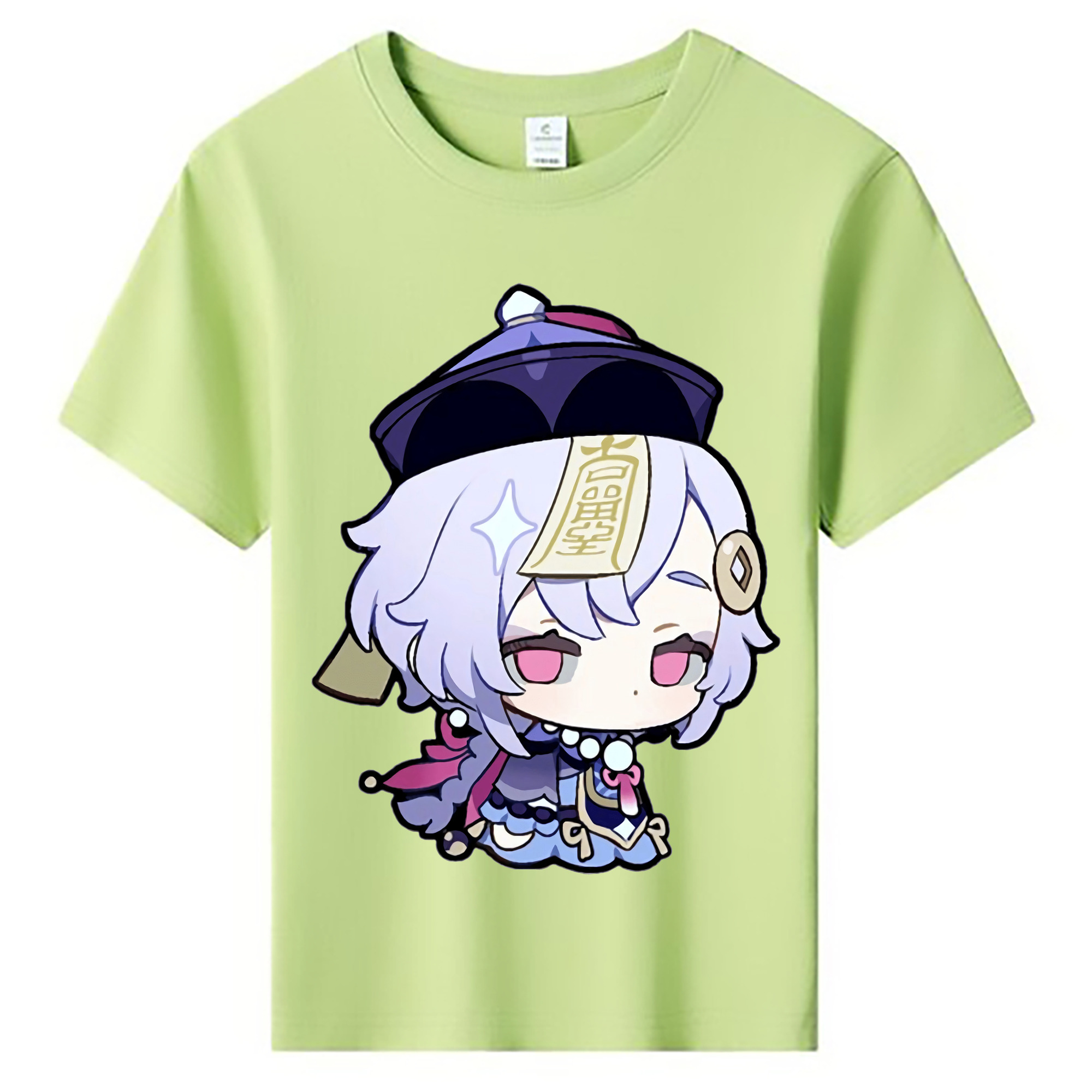 げんし神 七七 なな  genshin Nana 綿100％キッズTシャツ（フロントプリント）